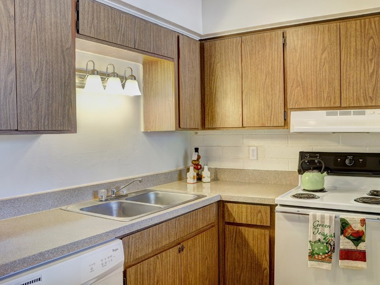 Kitchen at Canyon Vista Apartments in Tucson, AZ